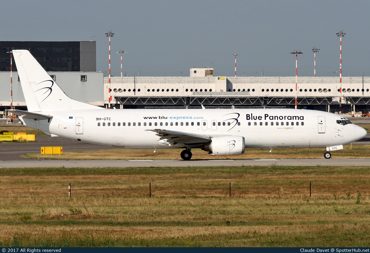 Photo of 9H-GTC - Boeing 737-430 operated by Blue Panorama Airlines (opb Air Horizont)