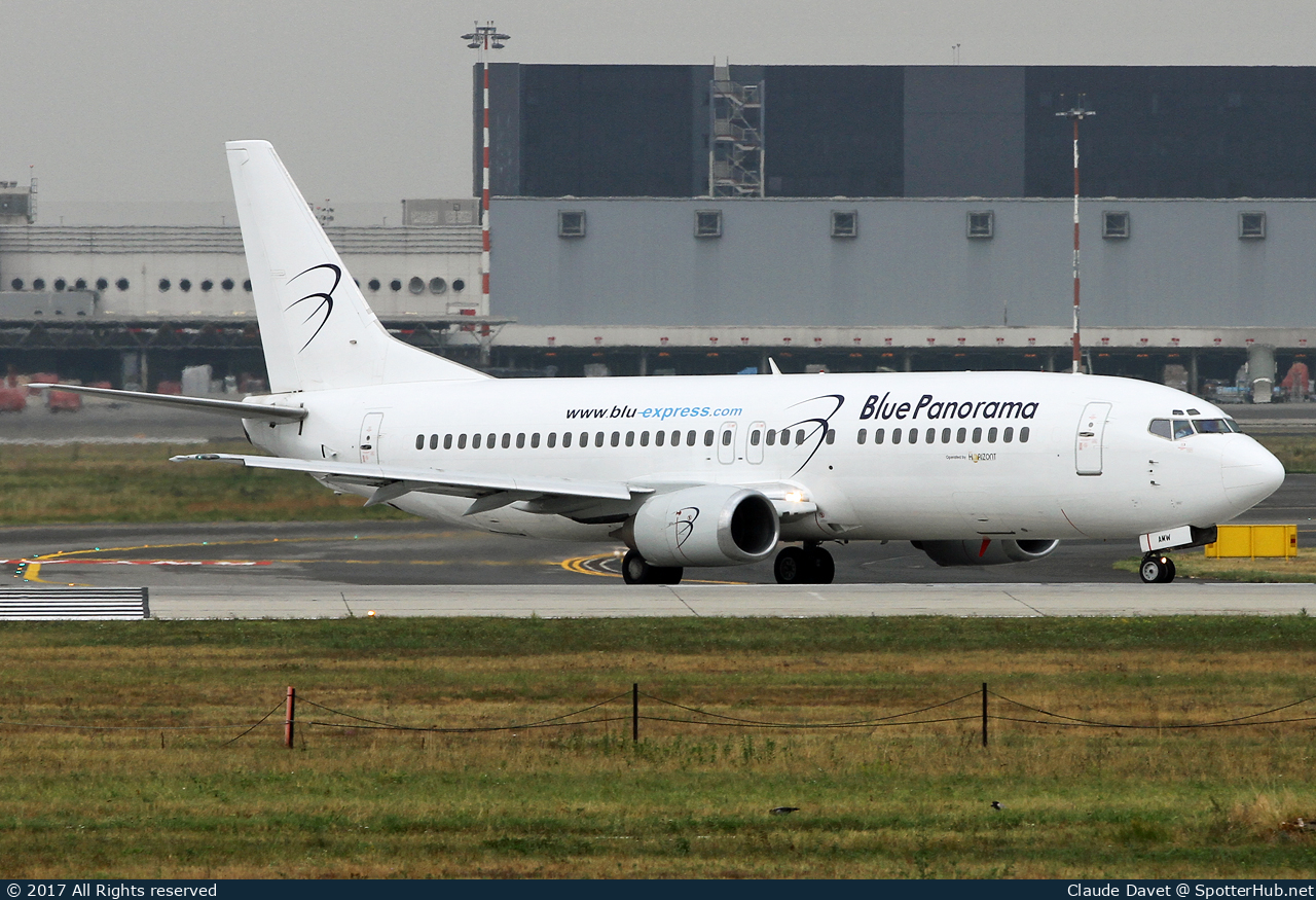 Photo of 9H-AMW - Boeing 737-4Q8 operated by Blue Panorama Airlines (opb Air Horizont)