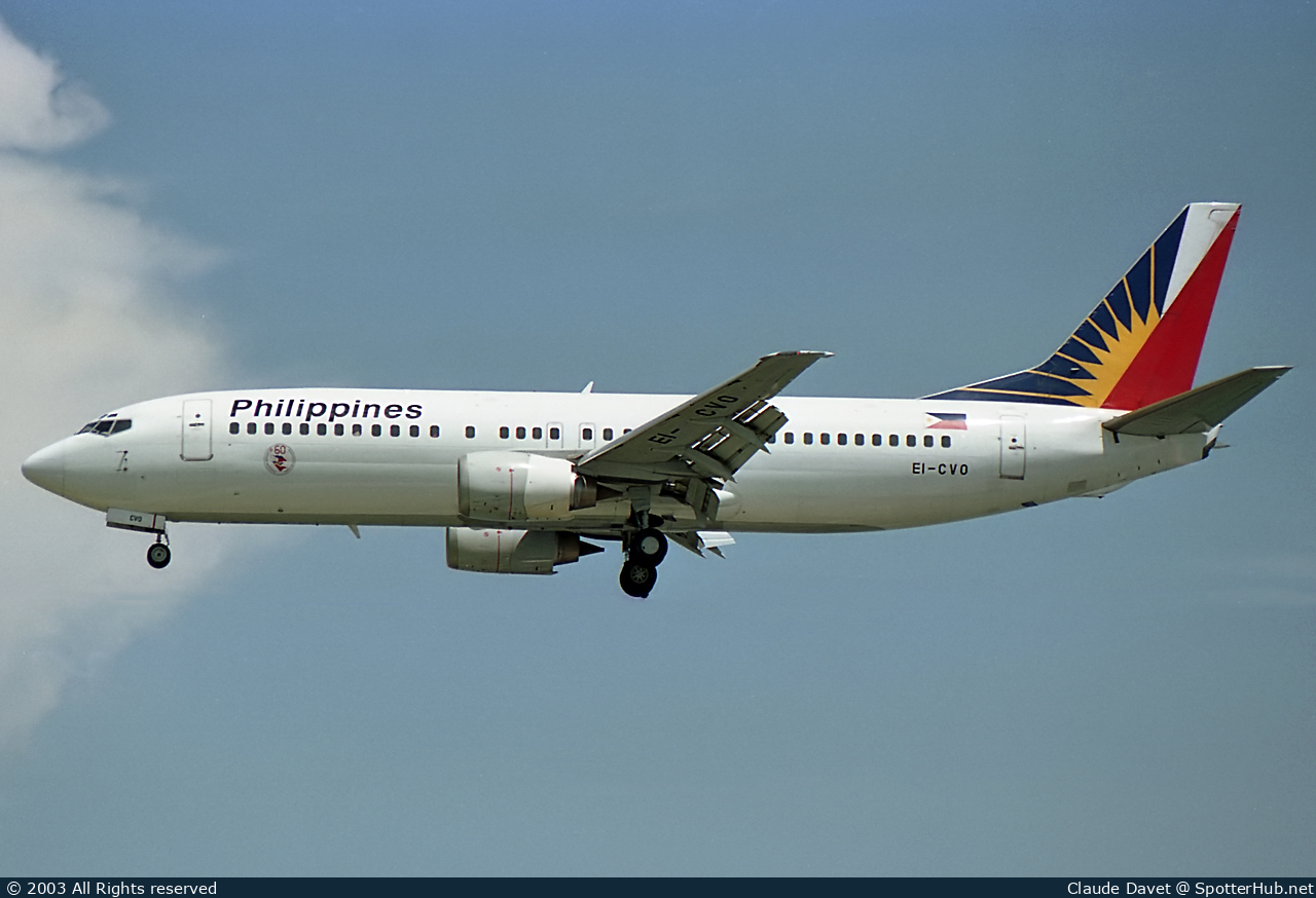 Photo of EI-CVO - Boeing 737-4S3 operated by Philippine Airlines