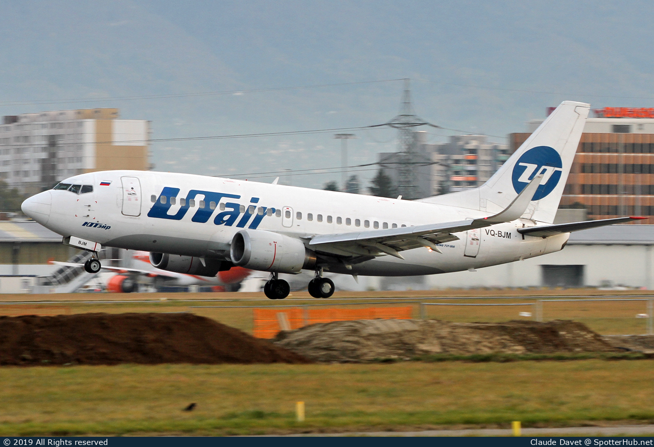 Photo of VQ-BJM - Boeing 737-524 operated by Utair
