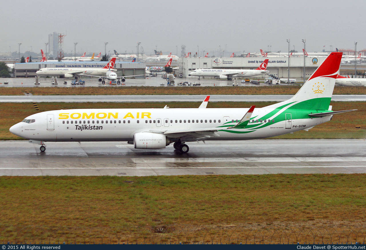 Photo of P4-SOM - Boeing 737-93Y(ER) operated by Somon Air