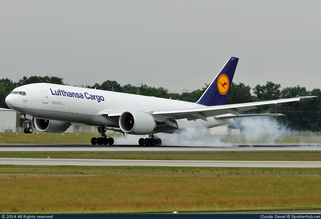 Photo of D-ALFC - Boeing 777-FBT operated by Lufthansa Cargo