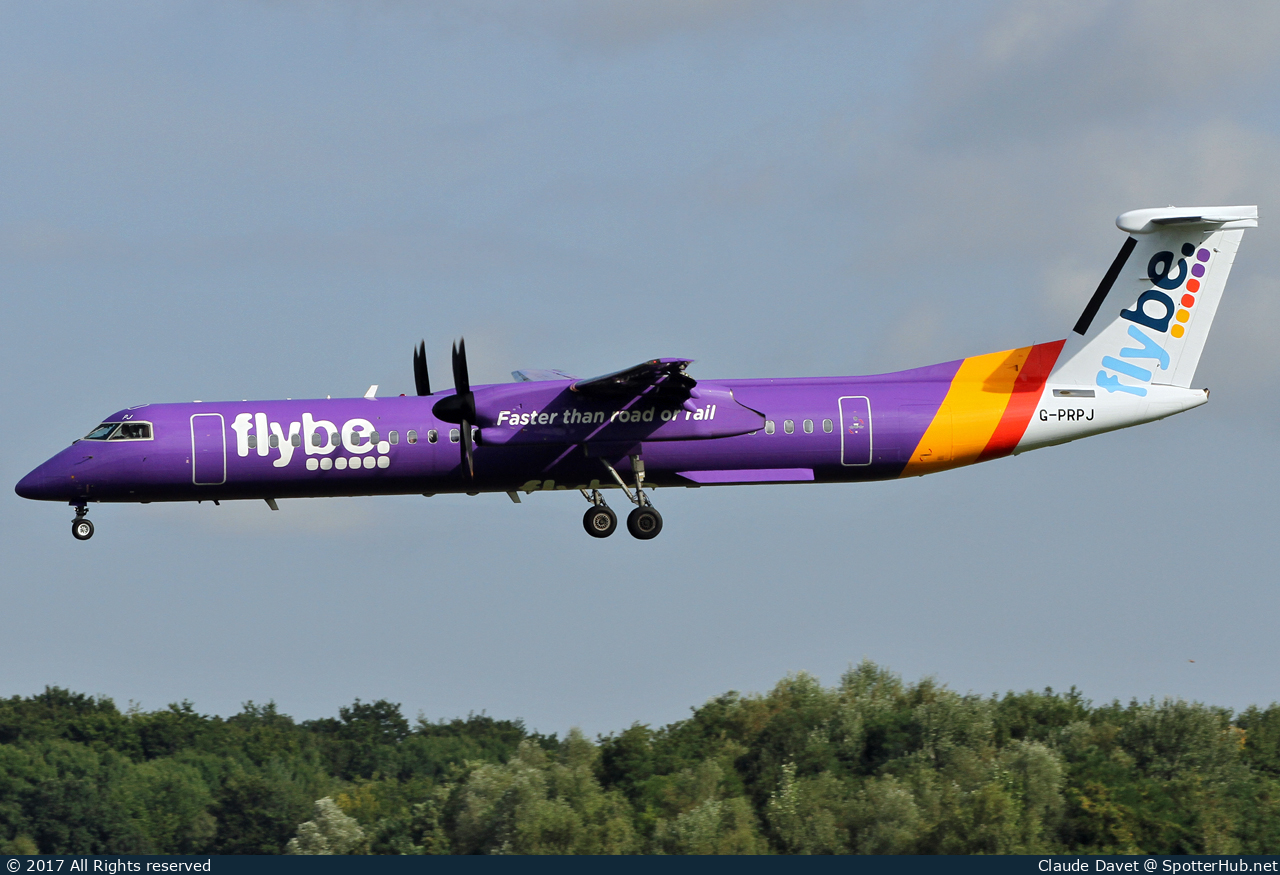 Photo of G-PRPJ - Bombardier DHC-8-402 Dash 8 Q400 operated by flybe