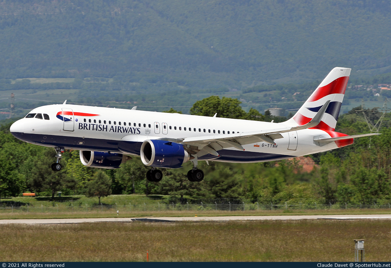 Photo of G-TTNH - Airbus A320-251N operated by British Airways
