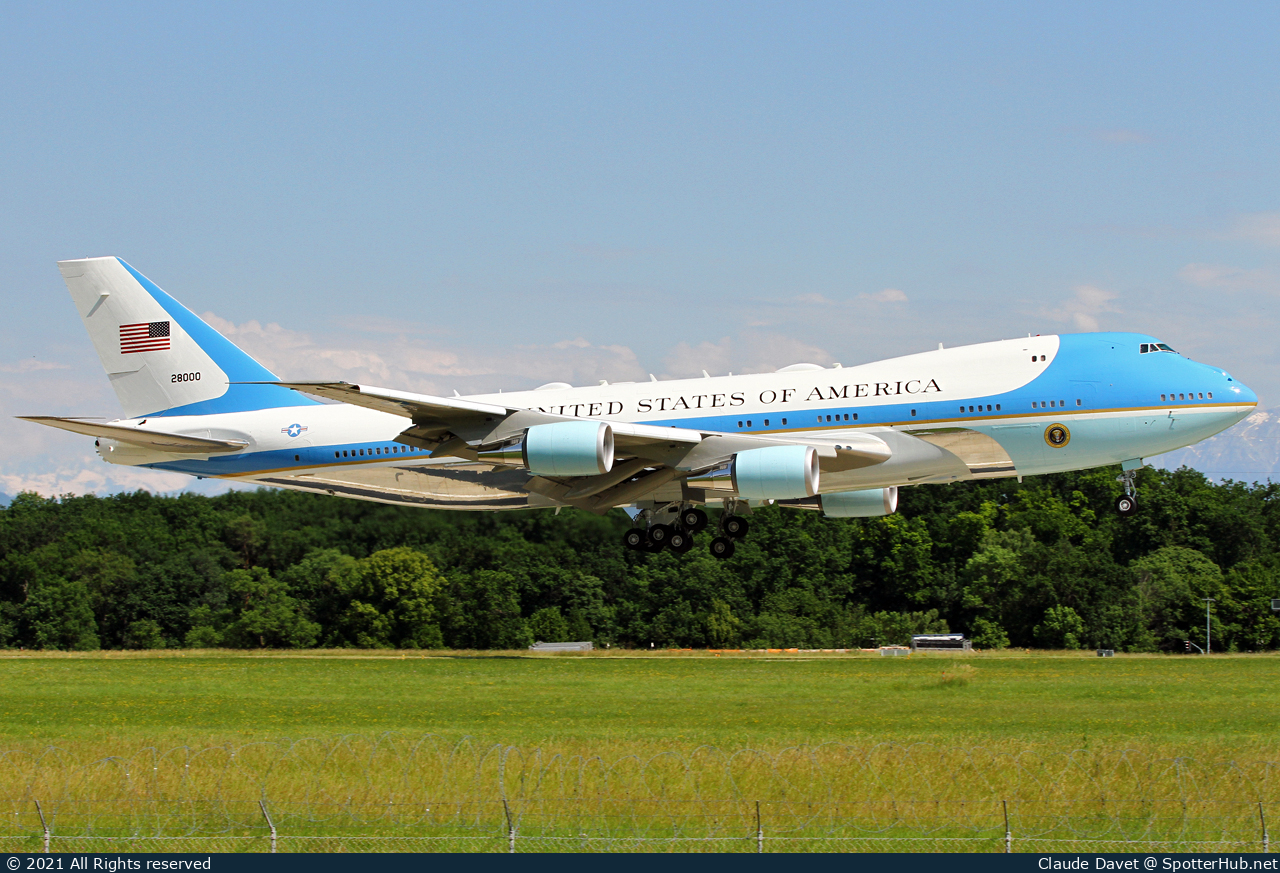 Photo of 82-8000 - Boeing VC-25A operated by US Air Force