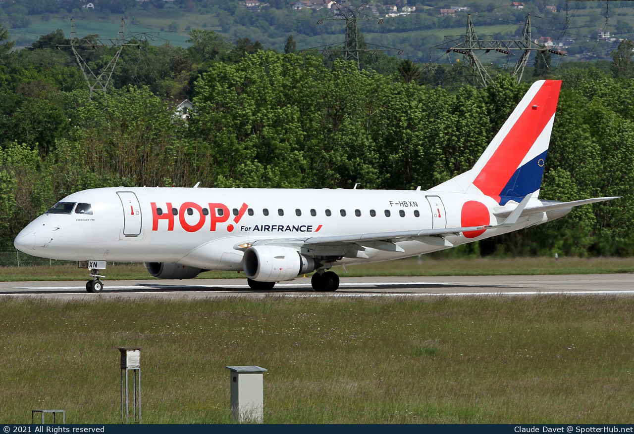 Photo of F-HBXN - Embraer ERJ-170LR operated by Air France HOP