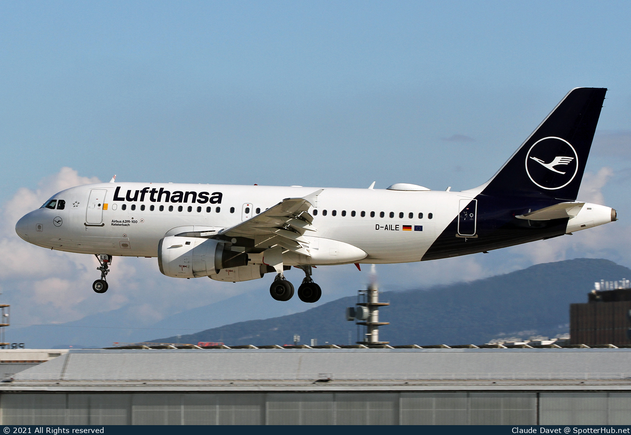 Photo of D-AILE - Airbus A319-114 operated by Lufthansa