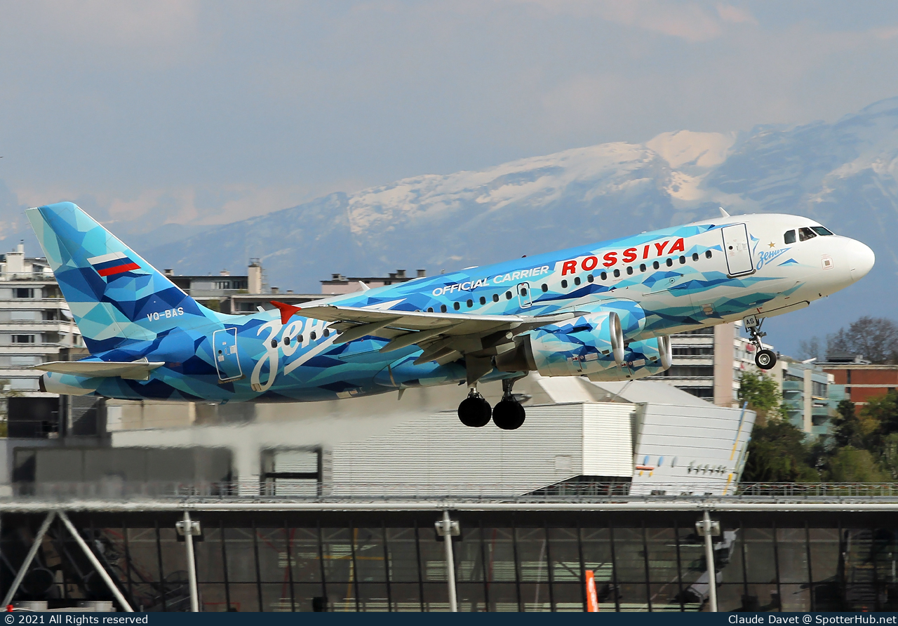 Photo of VQ-BAS - Airbus A319-111 operated by Rossiya Airlines