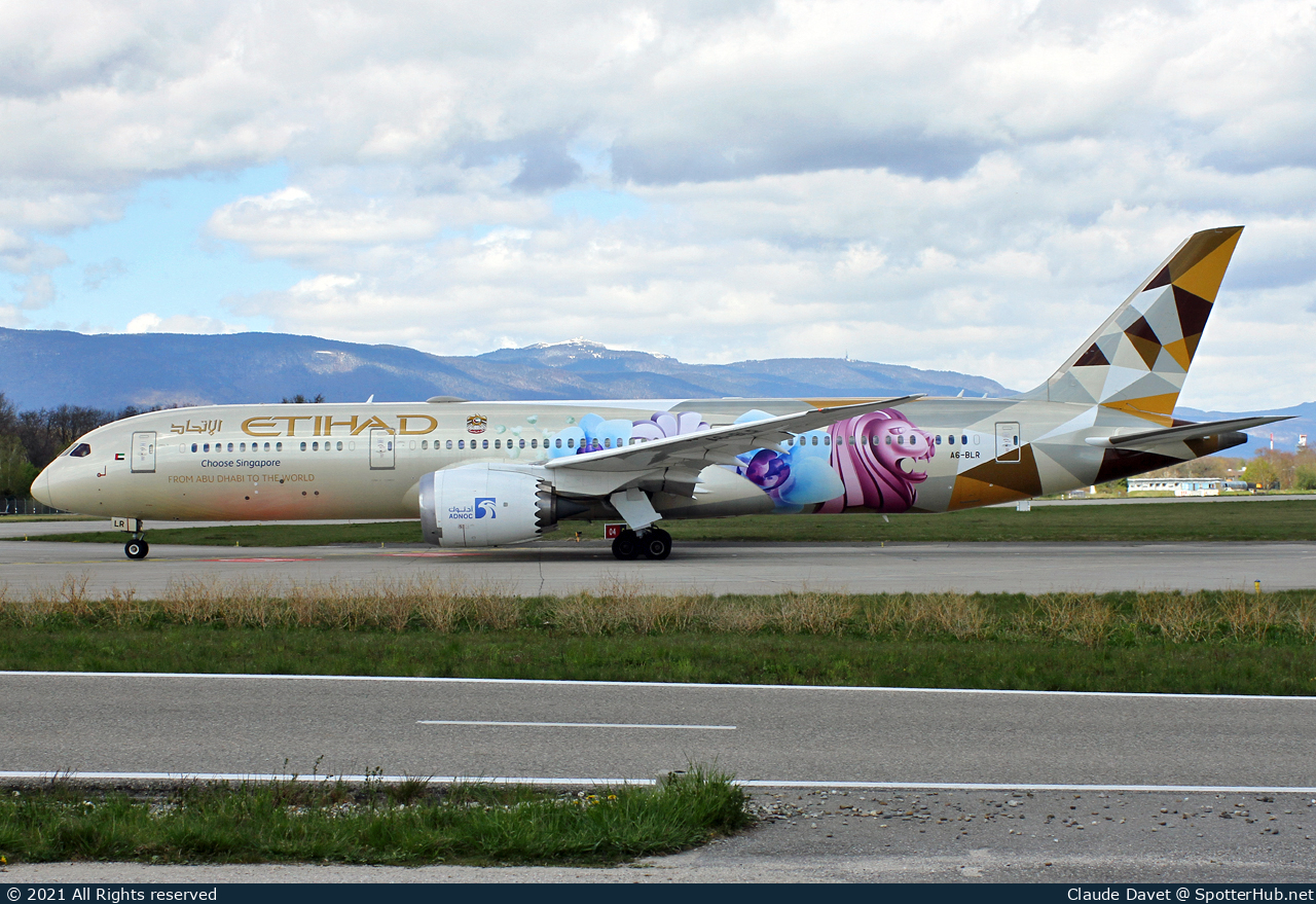 Photo of A6-BLR - Boeing 787-9 Dreamliner operated by Etihad Airways