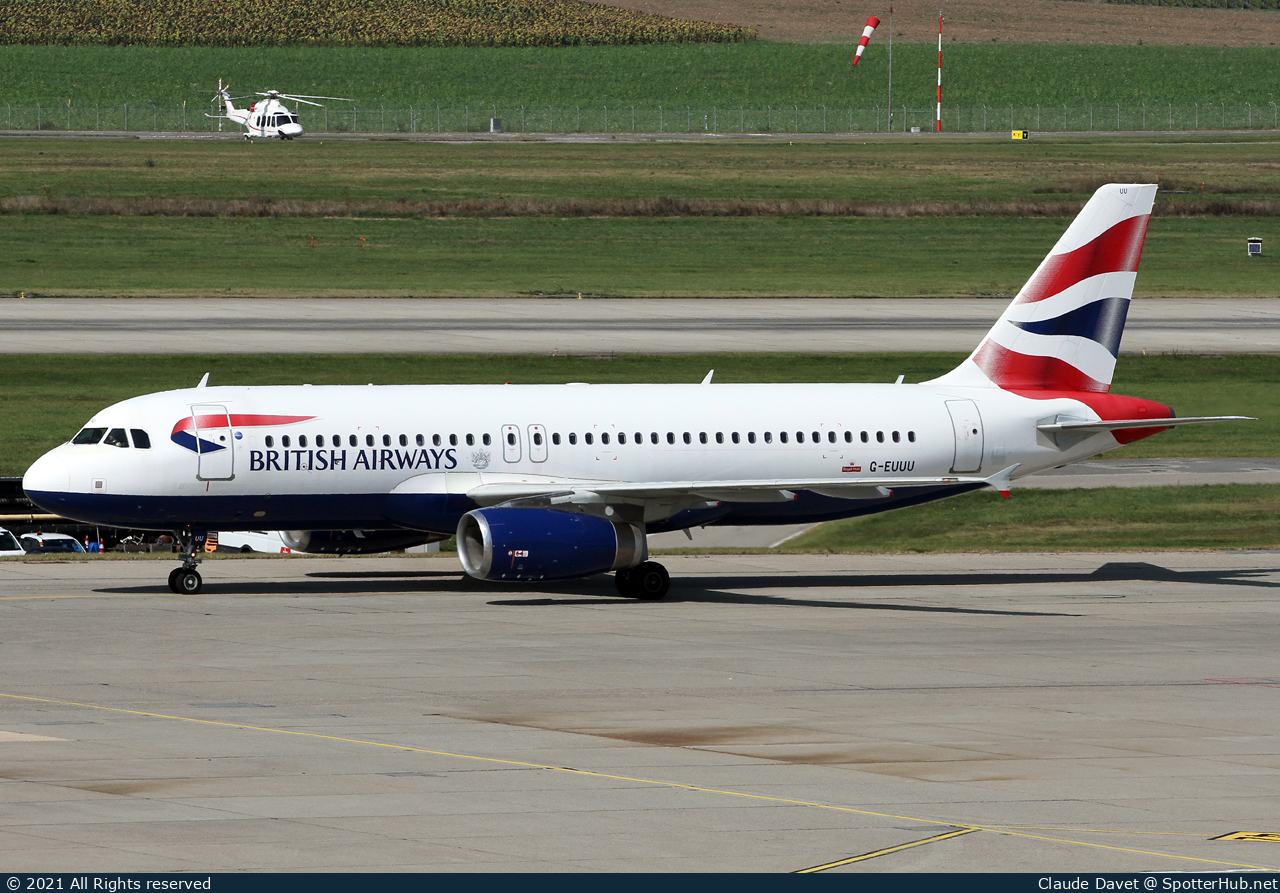 Photo of G-EUUU - Airbus A320-232 operated by British Airways