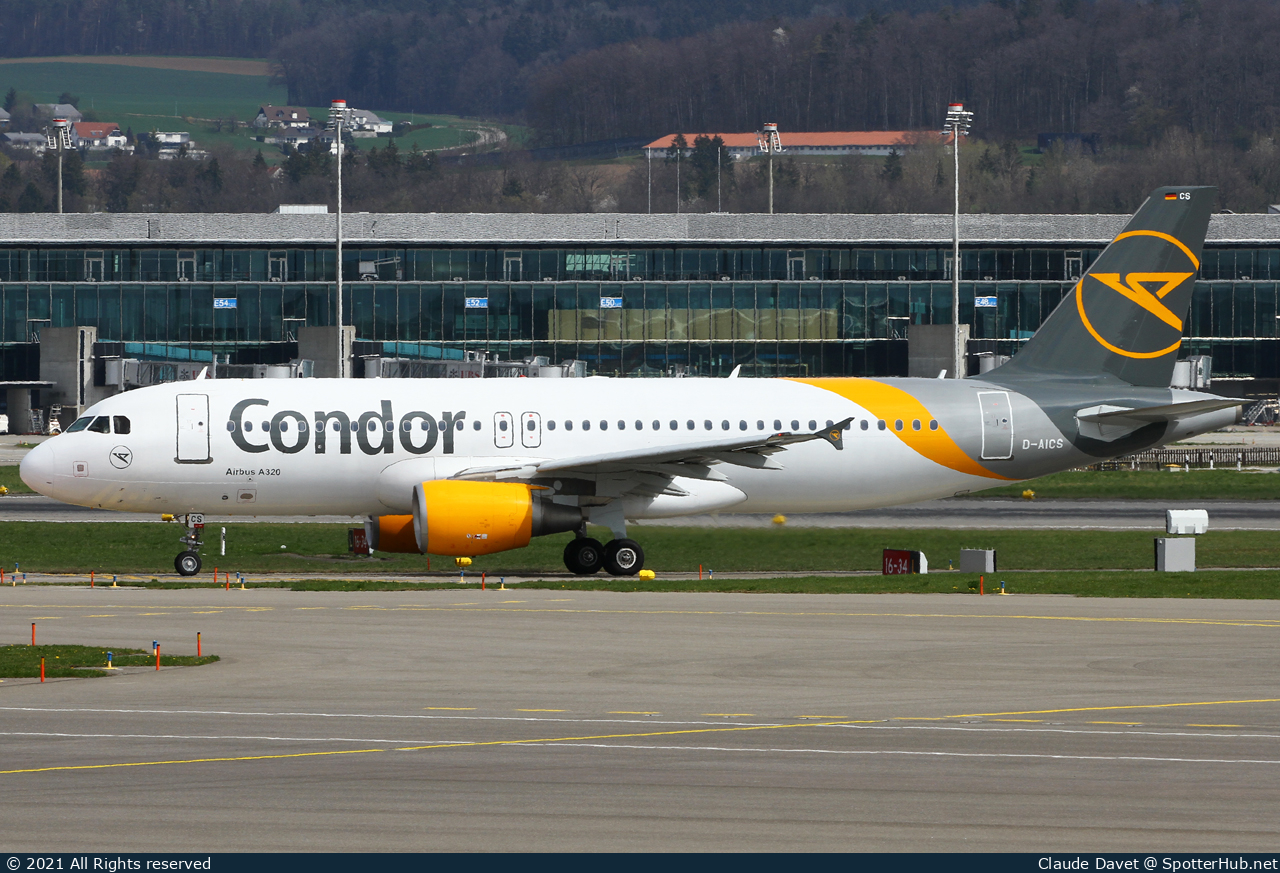 Photo of D-AICS - Airbus A320-214 operated by Condor