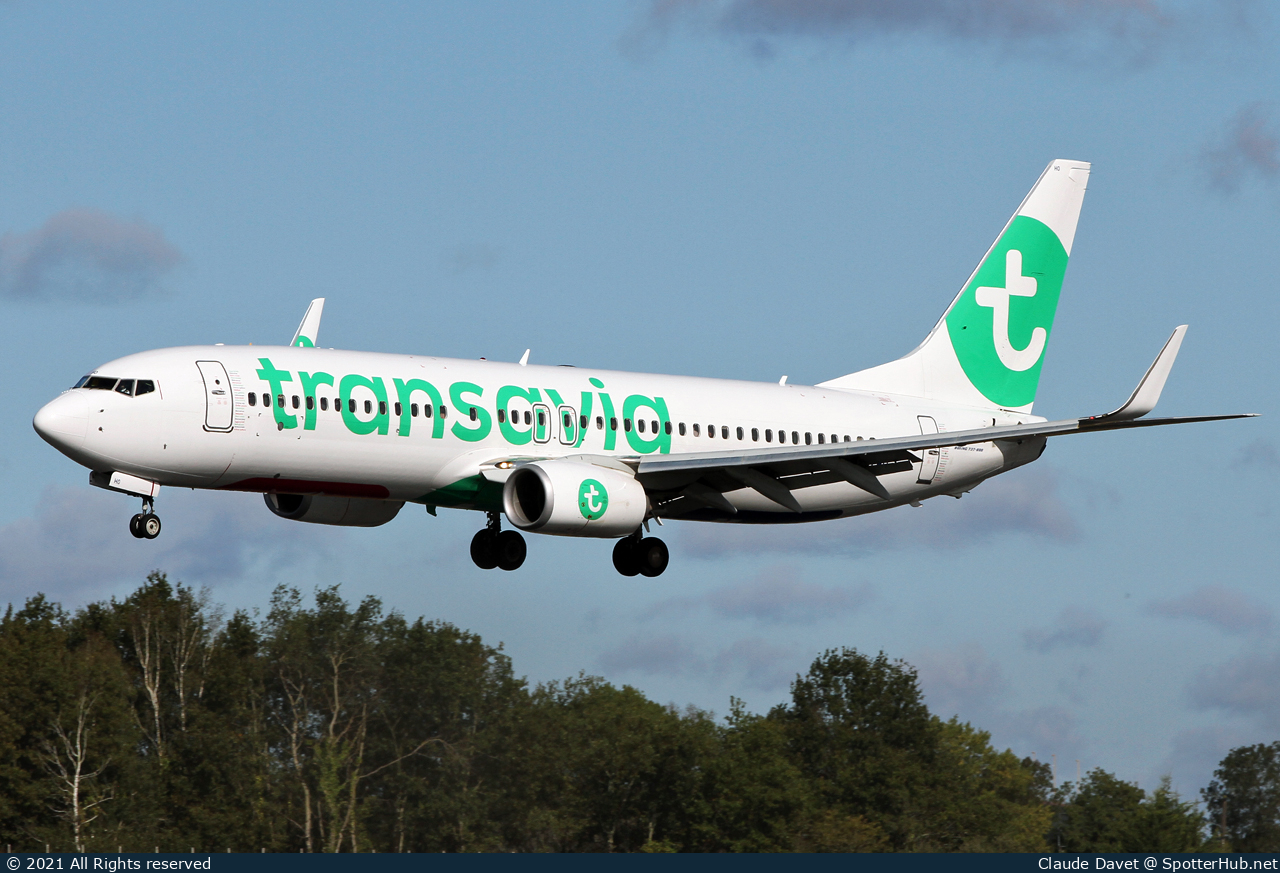 Photo of F-GZHO - Boeing 737-8K2 operated by Transavia France