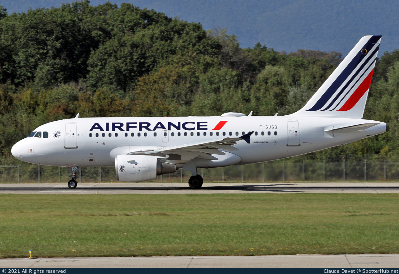 Photo of F-GUGQ - Airbus A318-111 operated by Air France