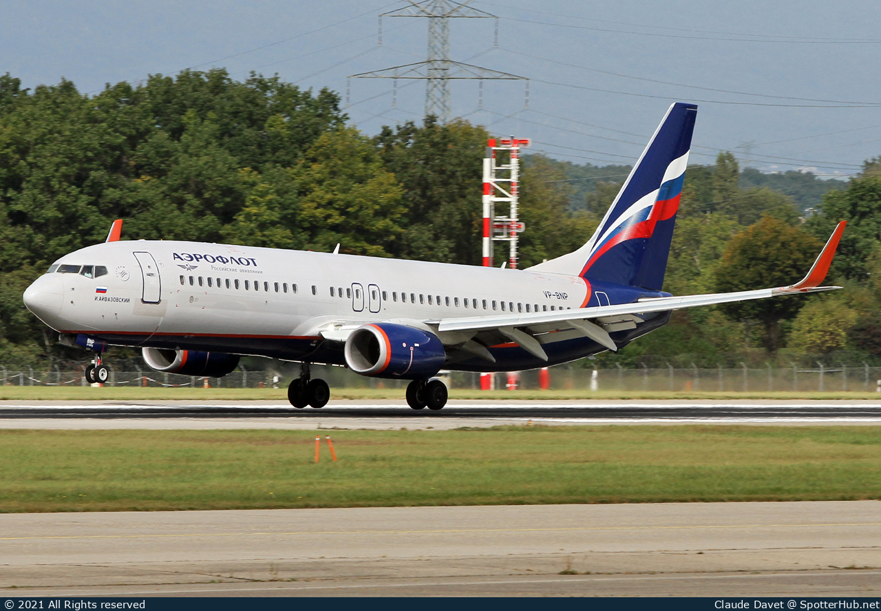 Photo of VP-BNP - Boeing 737-8MC operated by Aeroflot