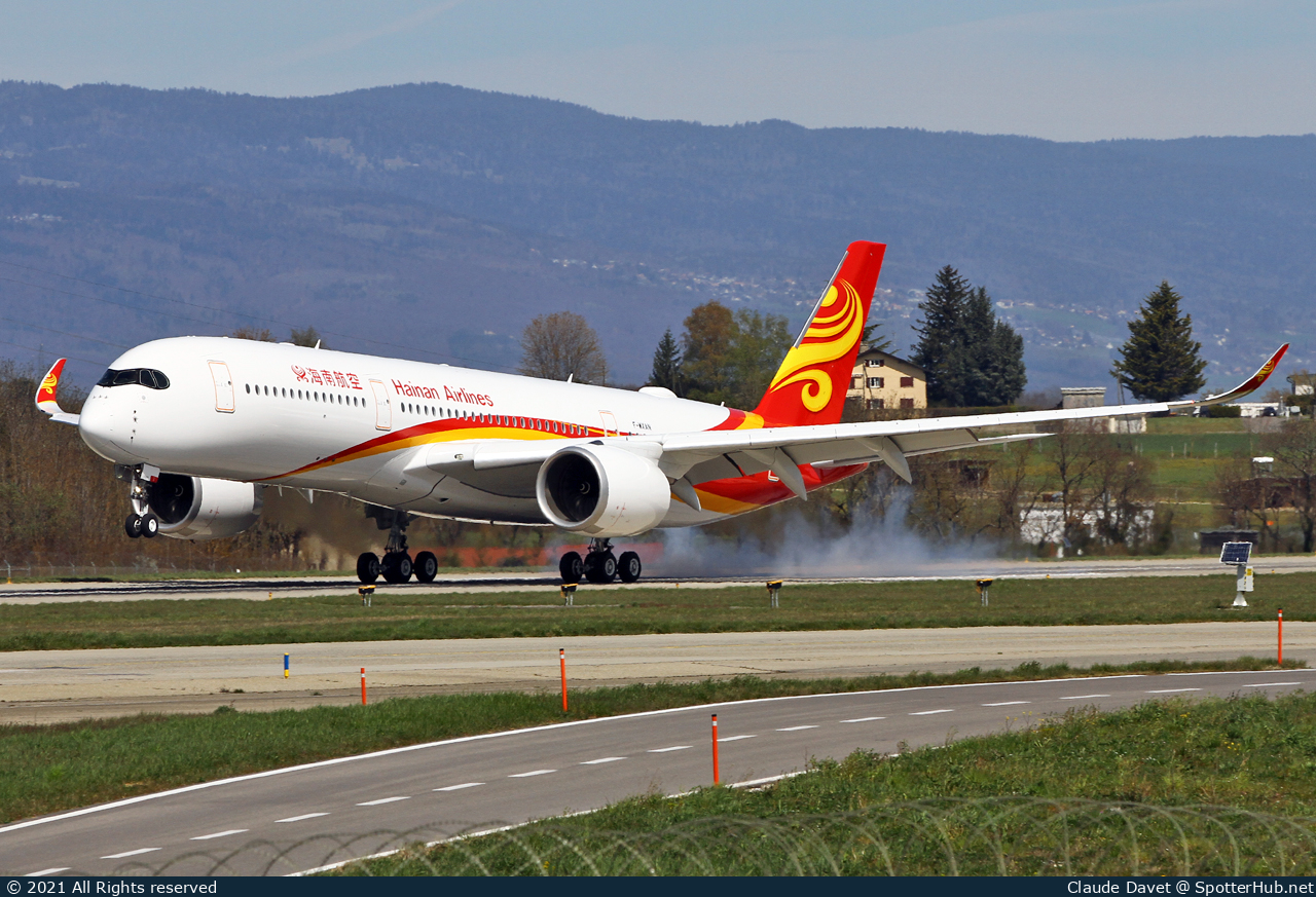 Photo of F-WXAN - Airbus A350-941 operated by Hainan Airlines