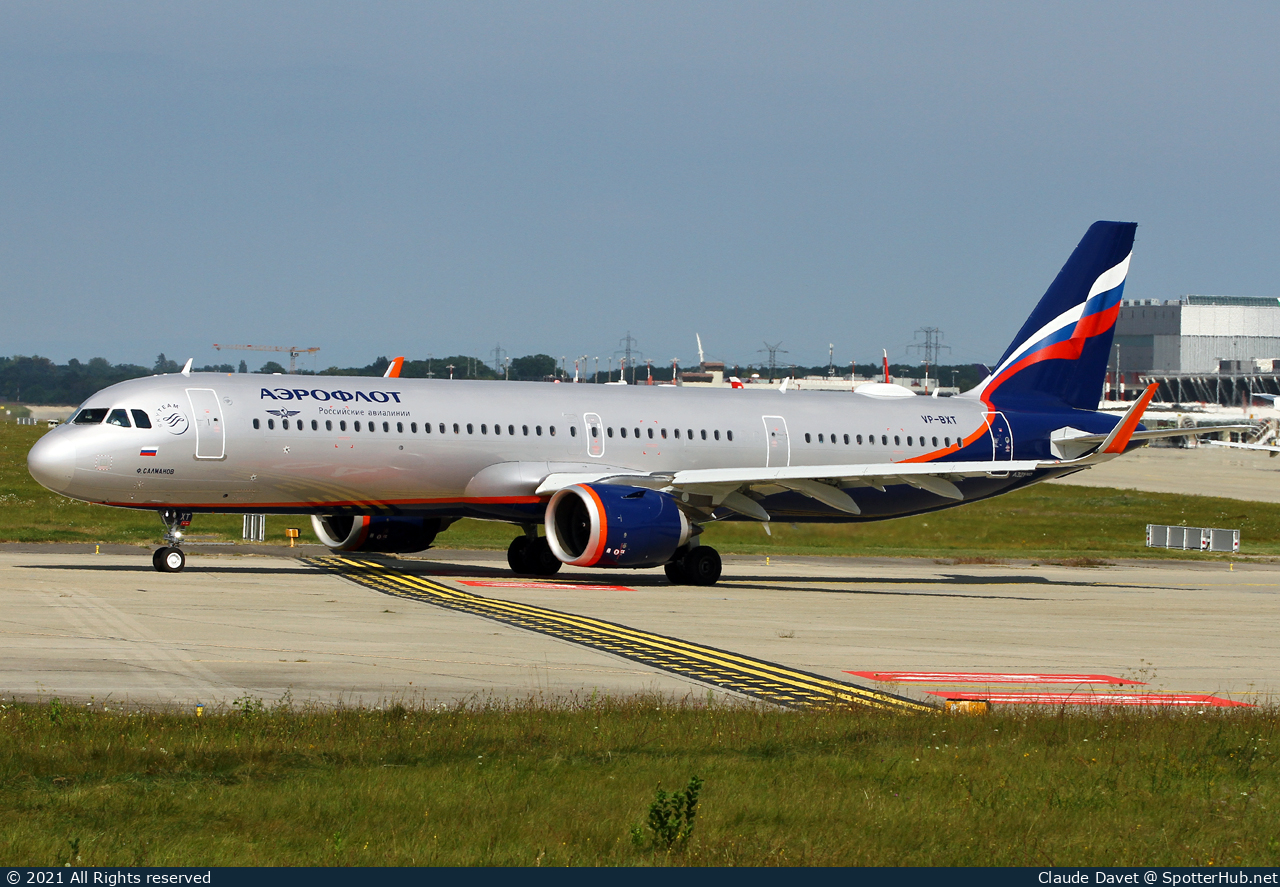 Photo of VP-BXT - Airbus A321-251NX operated by Aeroflot