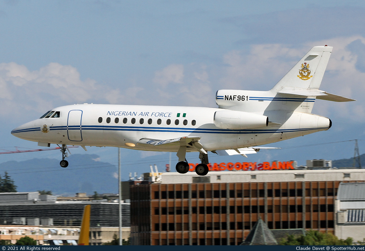 Photo of NAF961 - Dassault Falcon 900 operated by Nigerian Air Force