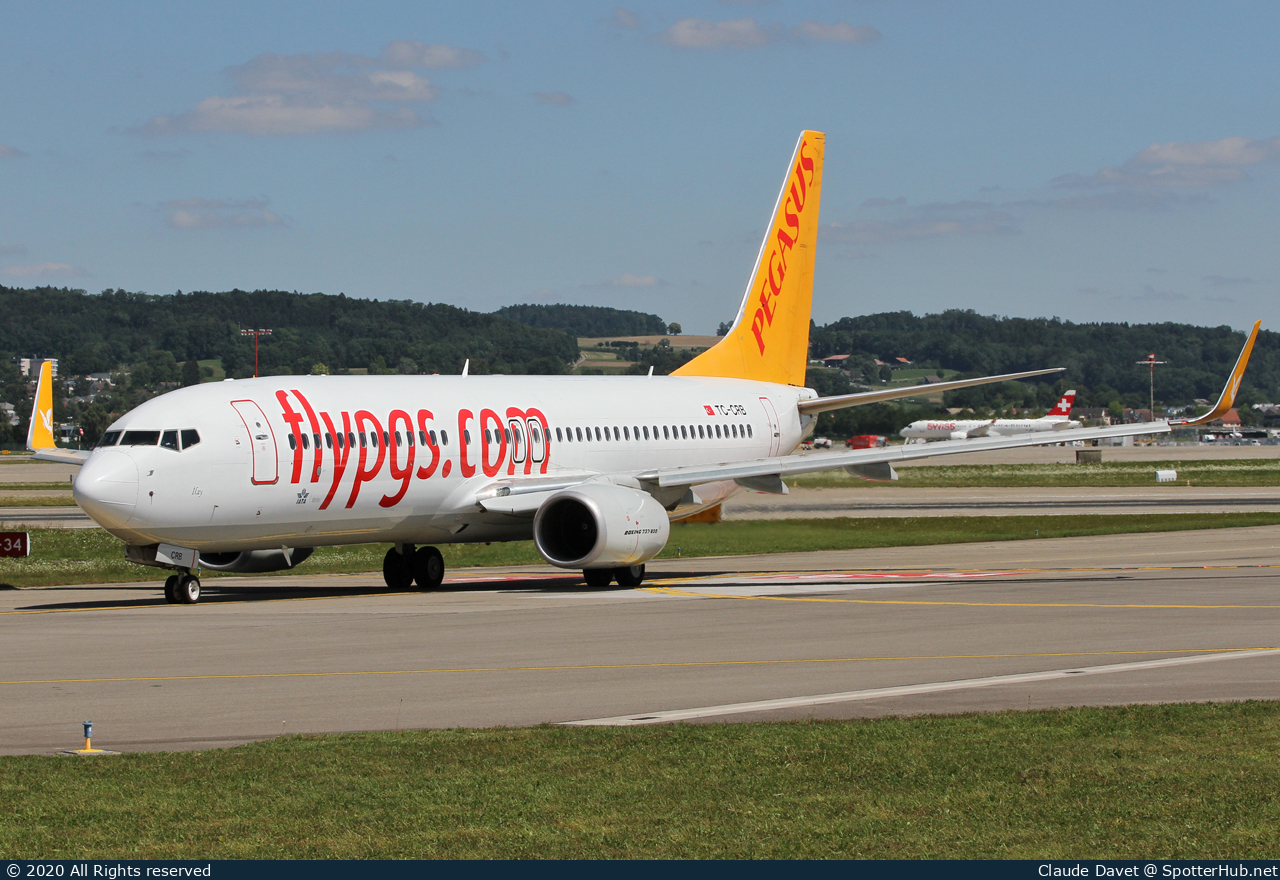 Photo of TC-CRB - Boeing 737-8AL operated by Pegasus Airlines