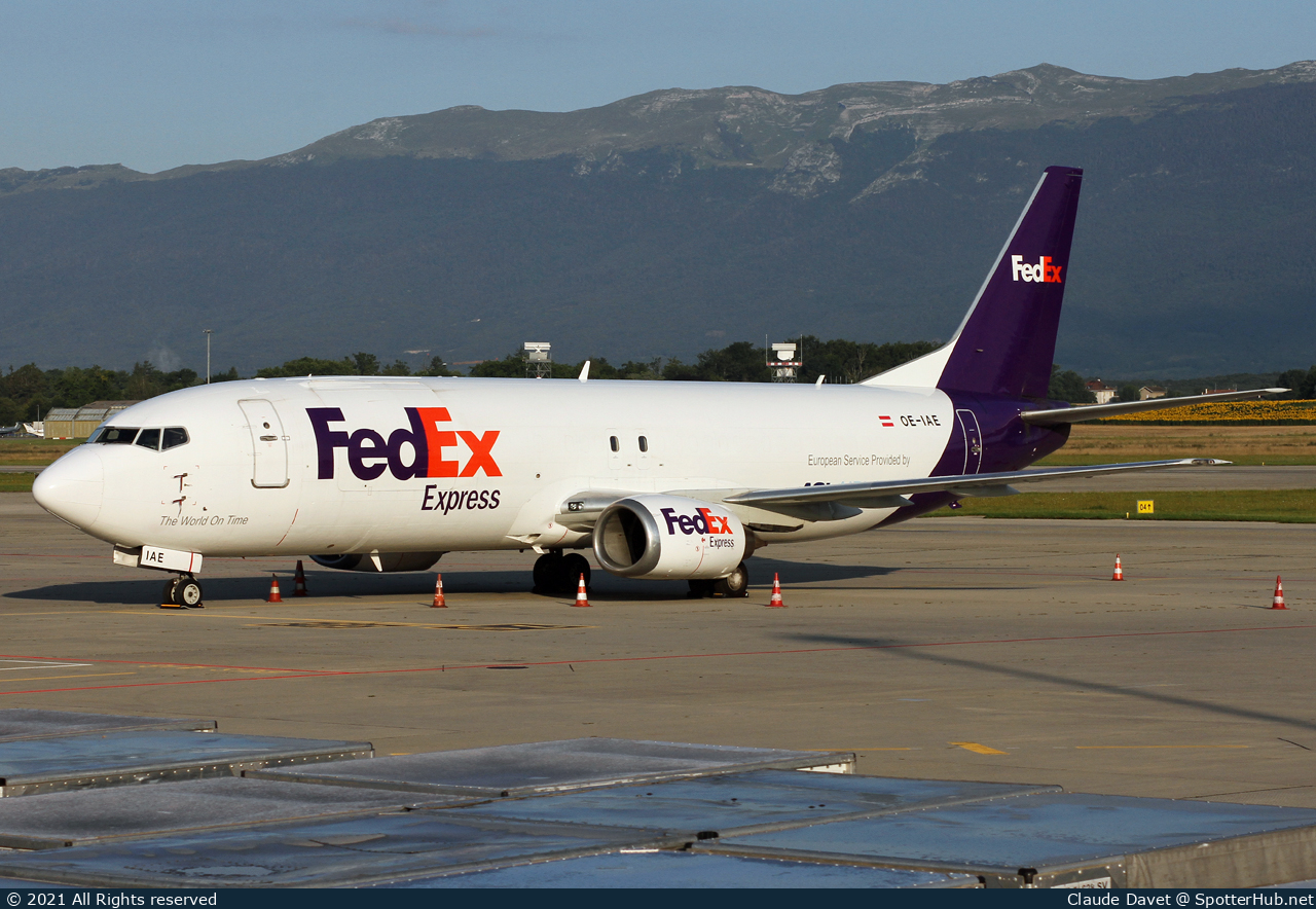 Photo of OE-IAE - Boeing 737-4Q8(SF) operated by FedEx (opb ASL Airlines Belgium)