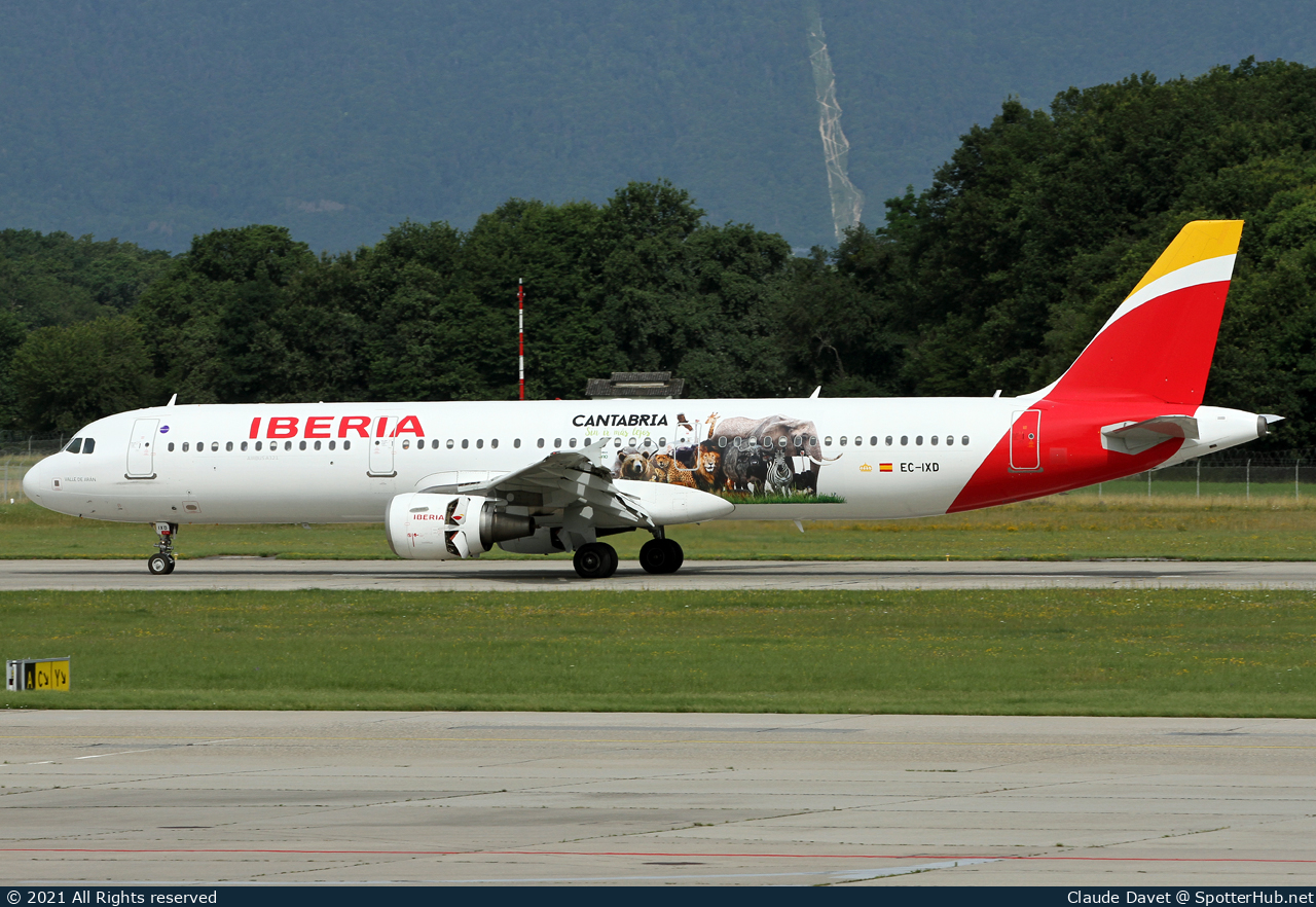 Photo of EC-IXD - Airbus A321-212 operated by Iberia