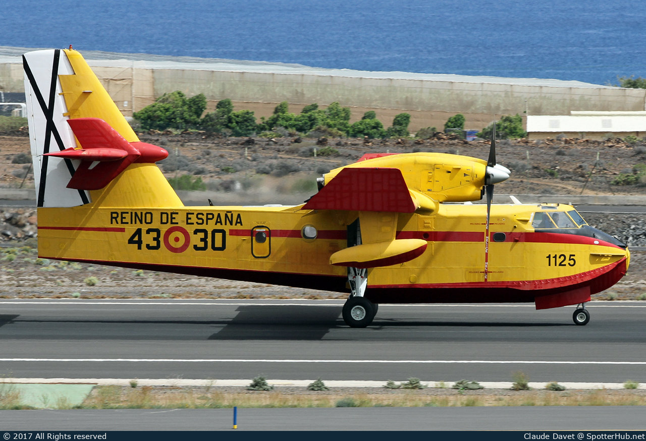 Photo of UD.13-30 - Canadair CL-215T Scooper operated by Spanish Air Force
