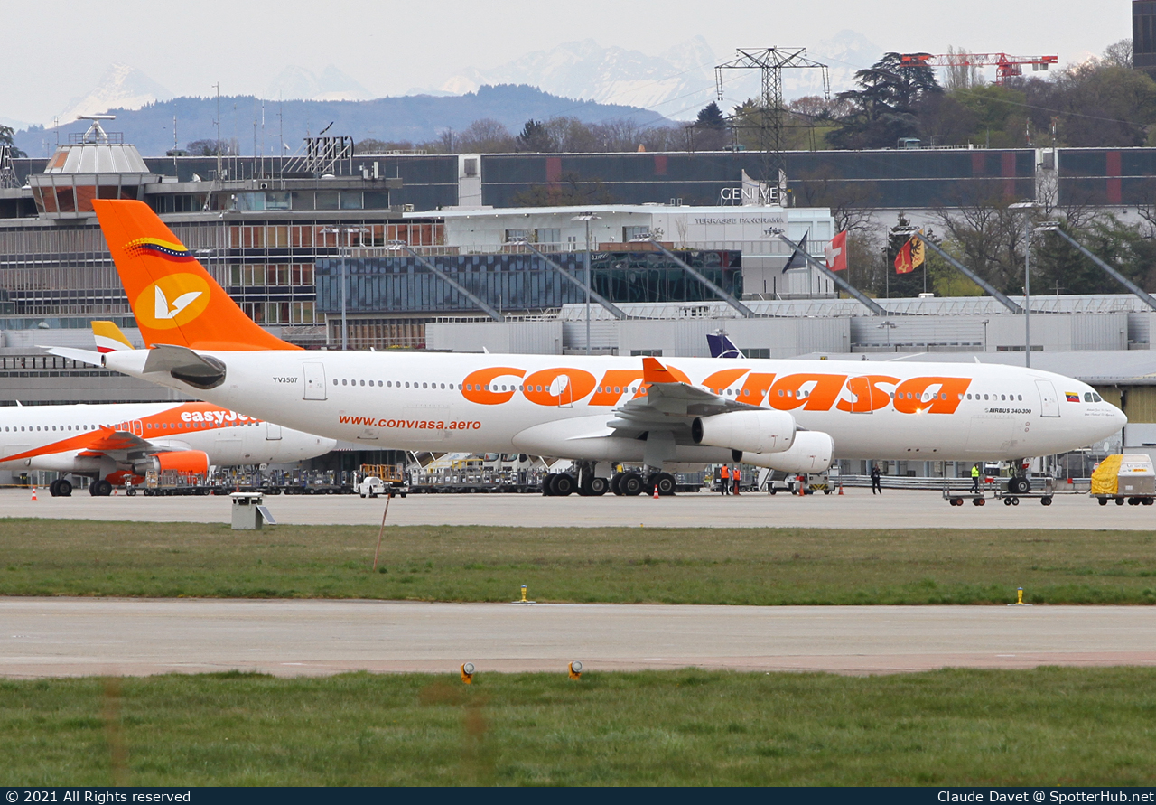 Photo of YV3507 - Airbus A340-313 operated by Conviasa