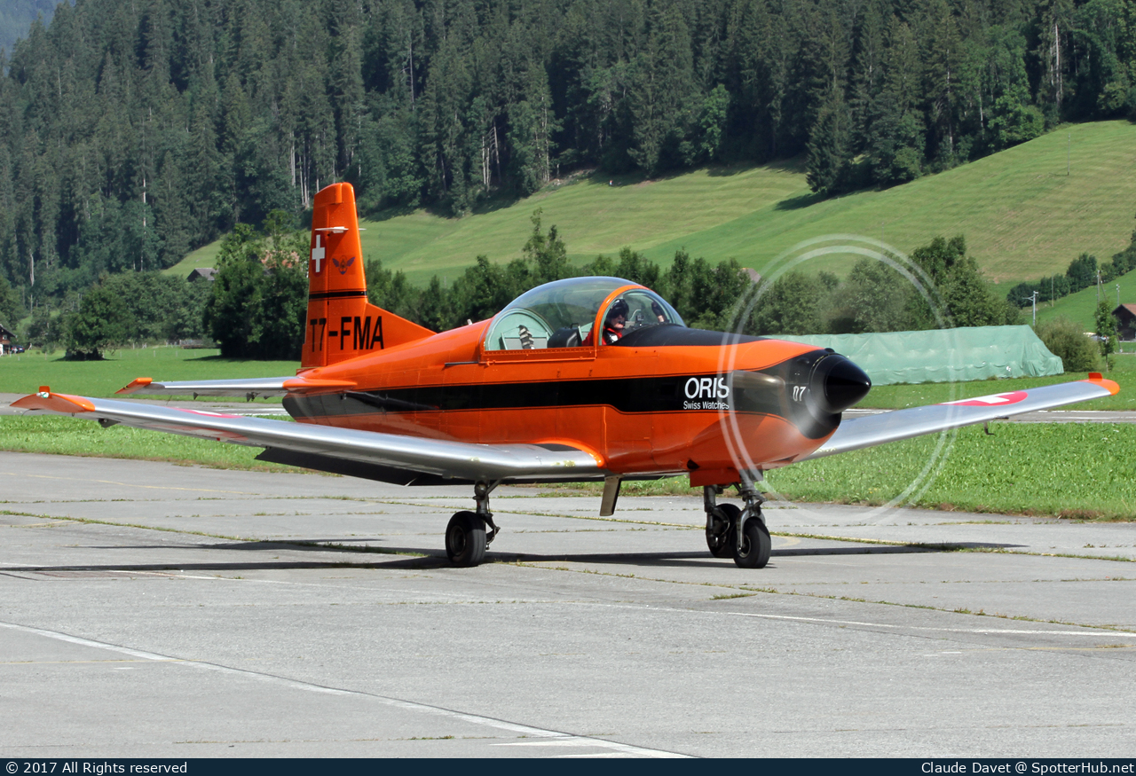 Photo of T7-FMA - Pilatus PC-7 operated by Fliegermuseum Altenrhein