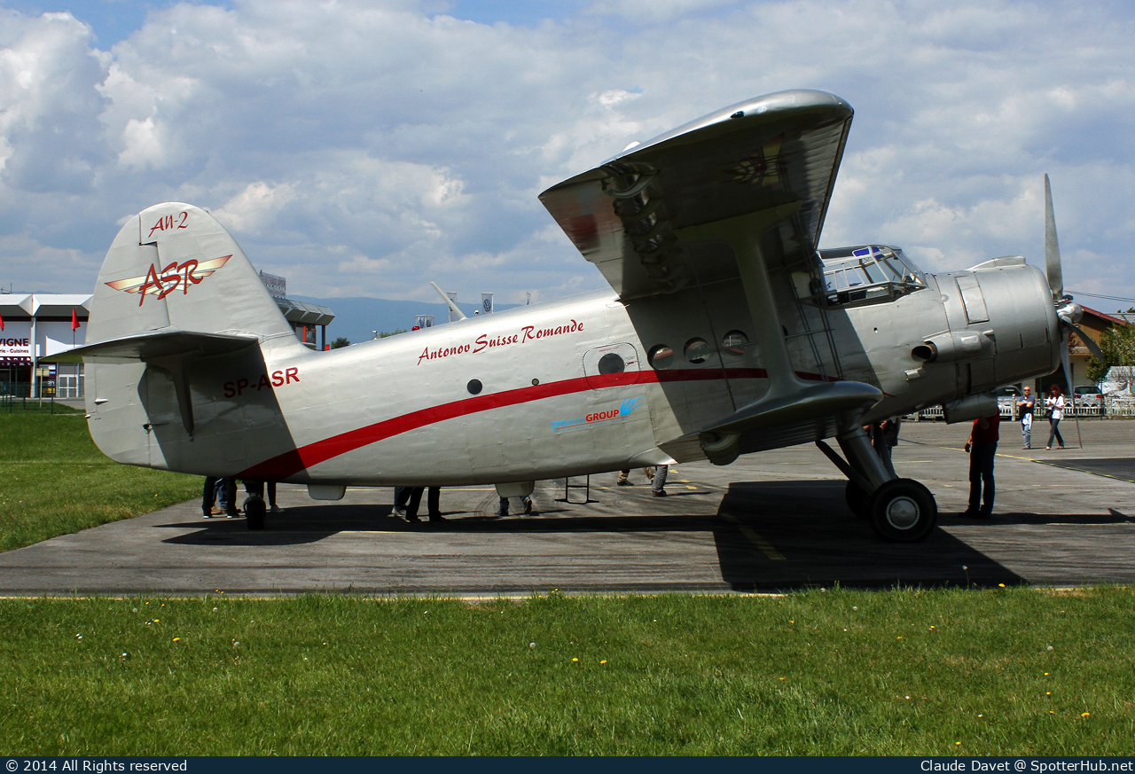 Photo of SP-ASR - PZL-Mielec An-2TP operated by Antonov Suisse Romande