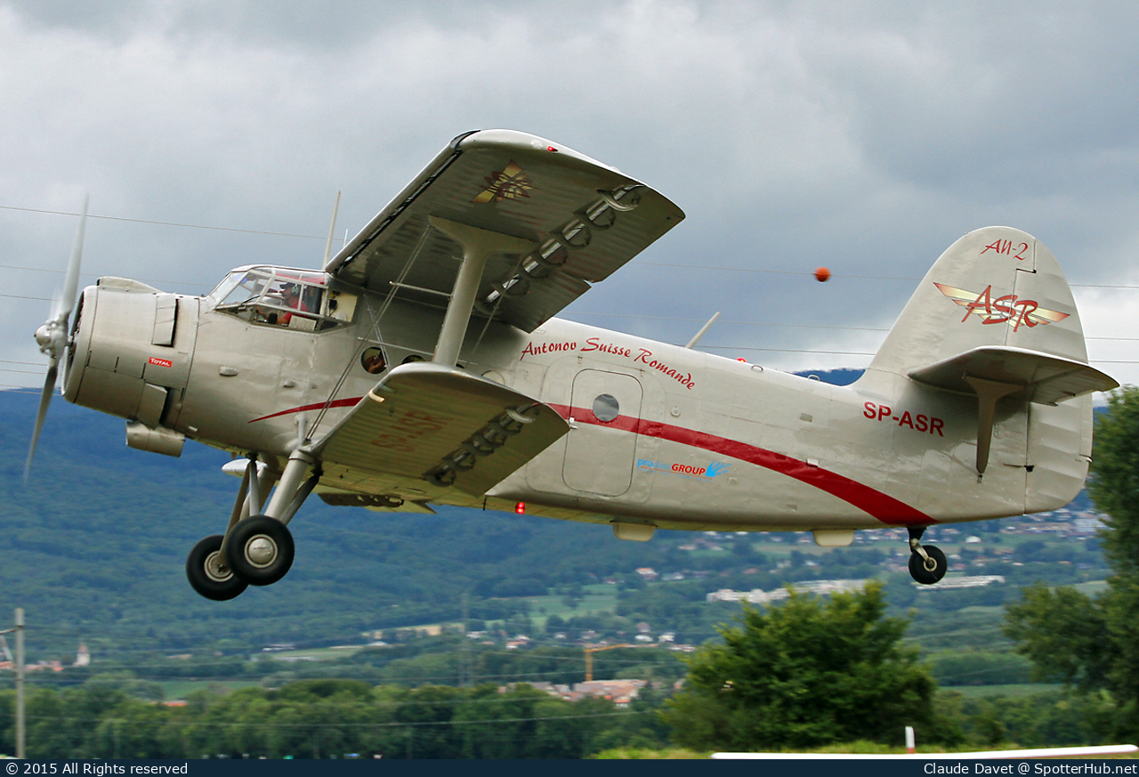 Photo of SP-ASR - PZL-Mielec An-2TP operated by Antonov Suisse Romande