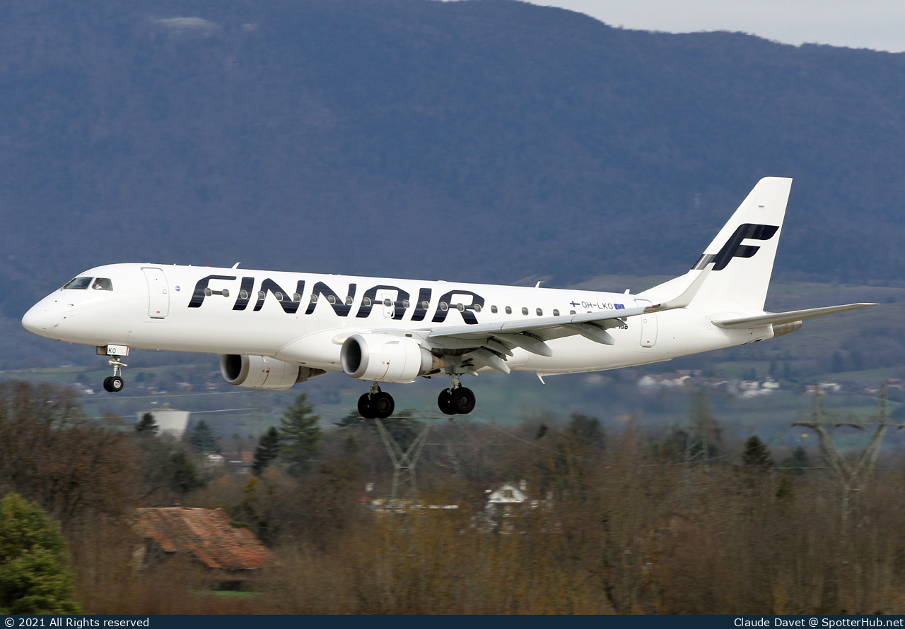 Photo of OH-LKO - Embraer ERJ-190LR operated by Finnair (opb Nordic Regional Airlines)