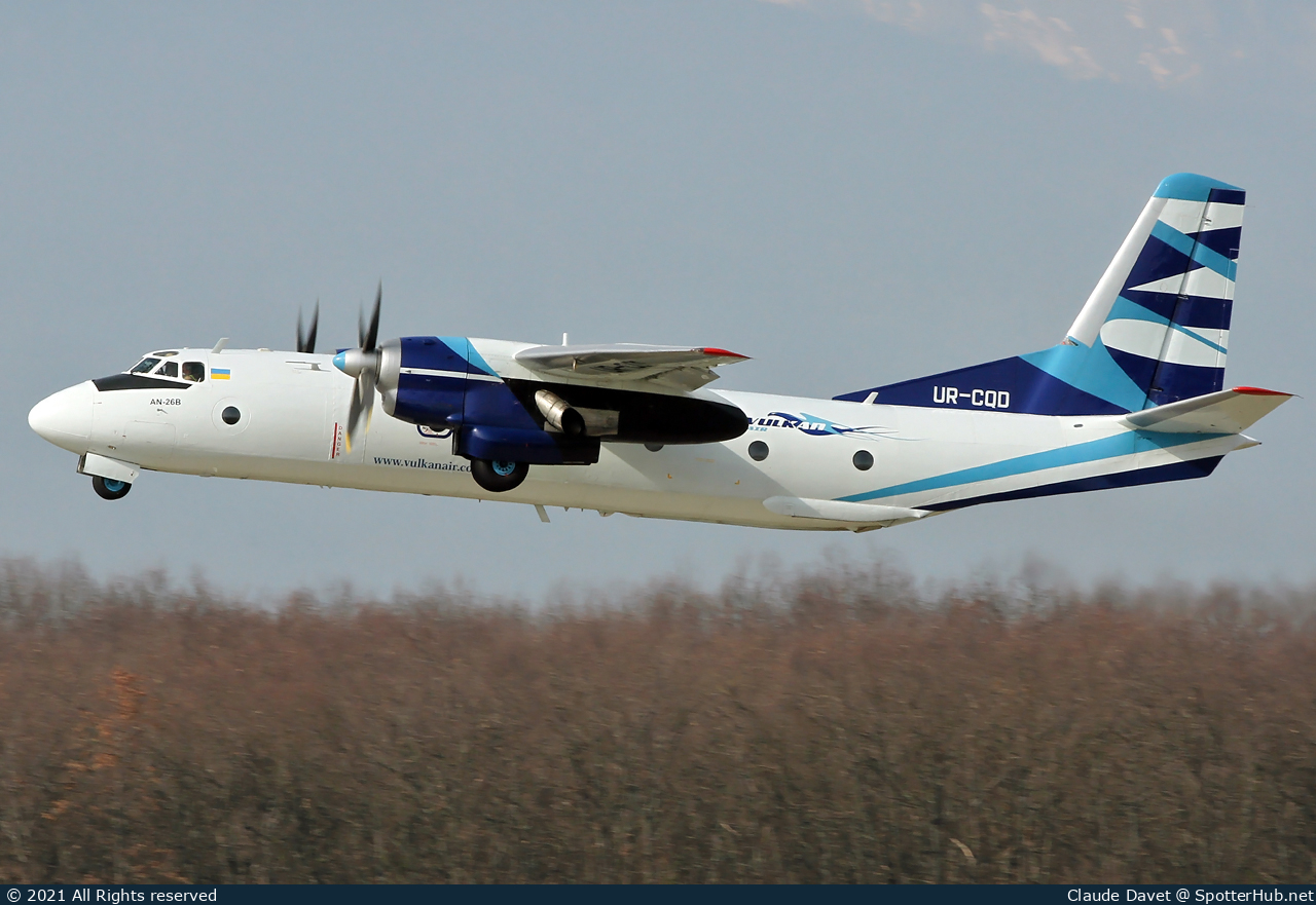 Photo of UR-CQD - Antonov An-26B operated by Vulkan Air
