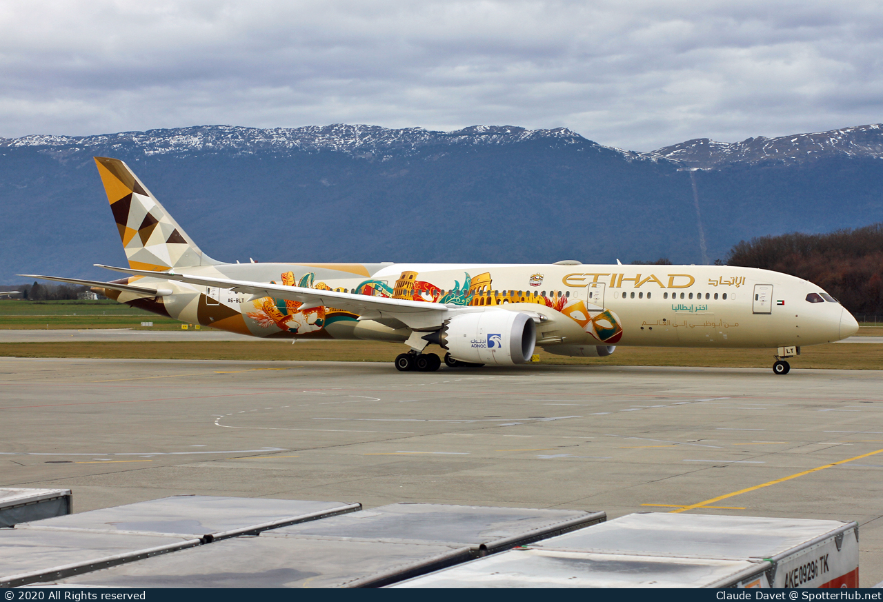 Photo of A6-BLT - Boeing 787-9 Dreamliner operated by Etihad Airways