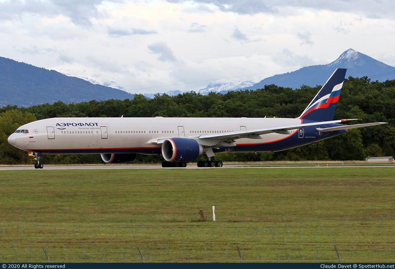 Photo of VP-BGB - Boeing 777-3M0(ER) operated by Aeroflot