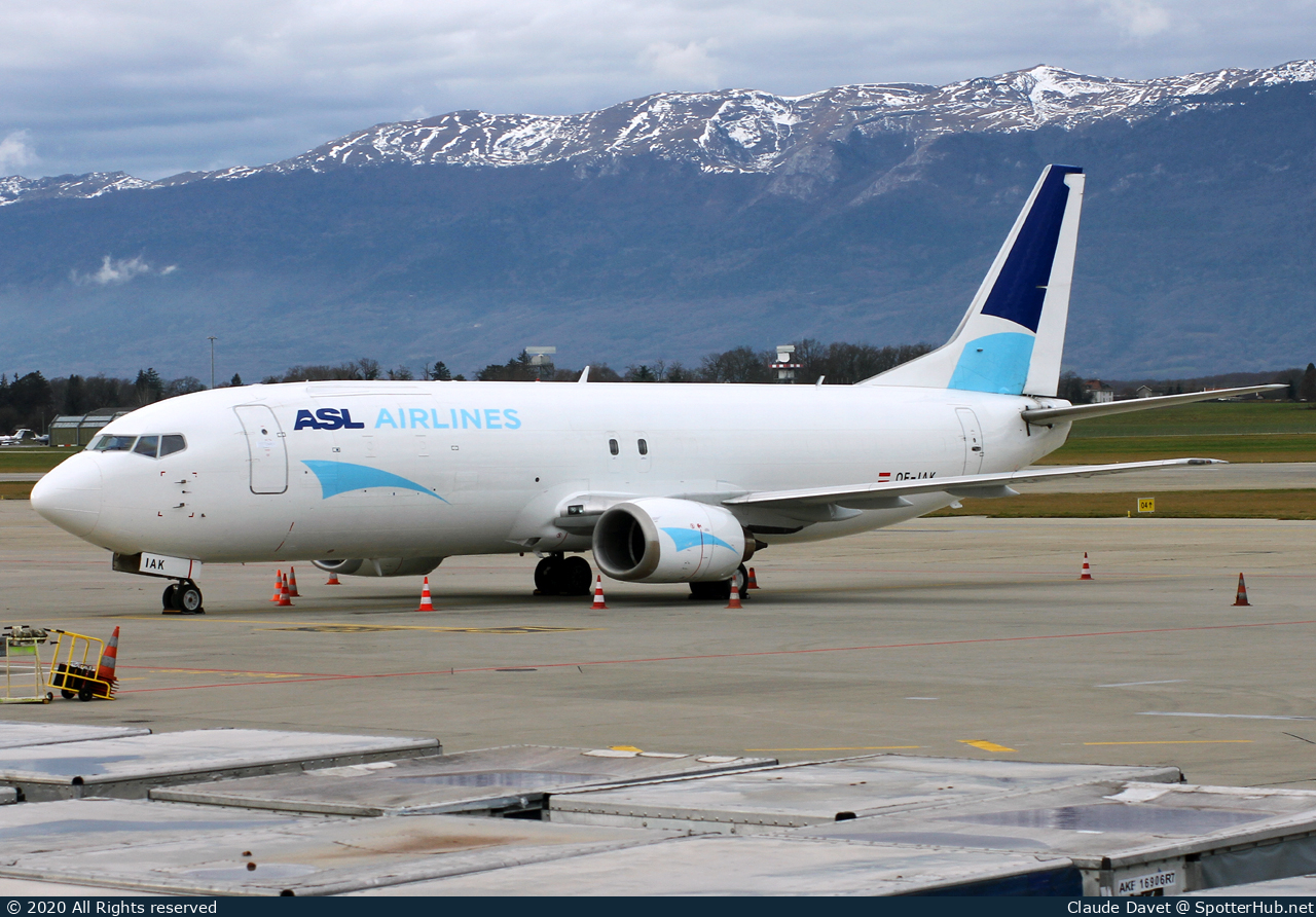 Photo of OE-IAK - Boeing 737-4Q8(SF) operated by ASL Airlines Belgium