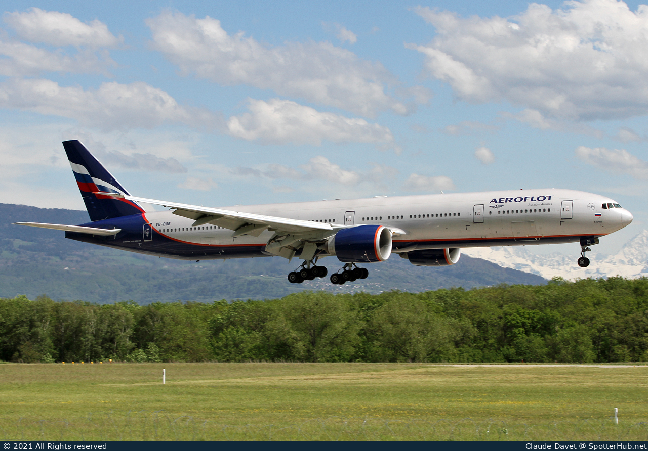 Photo of VQ-BQB - Boeing 777-3M0(ER) operated by Aeroflot