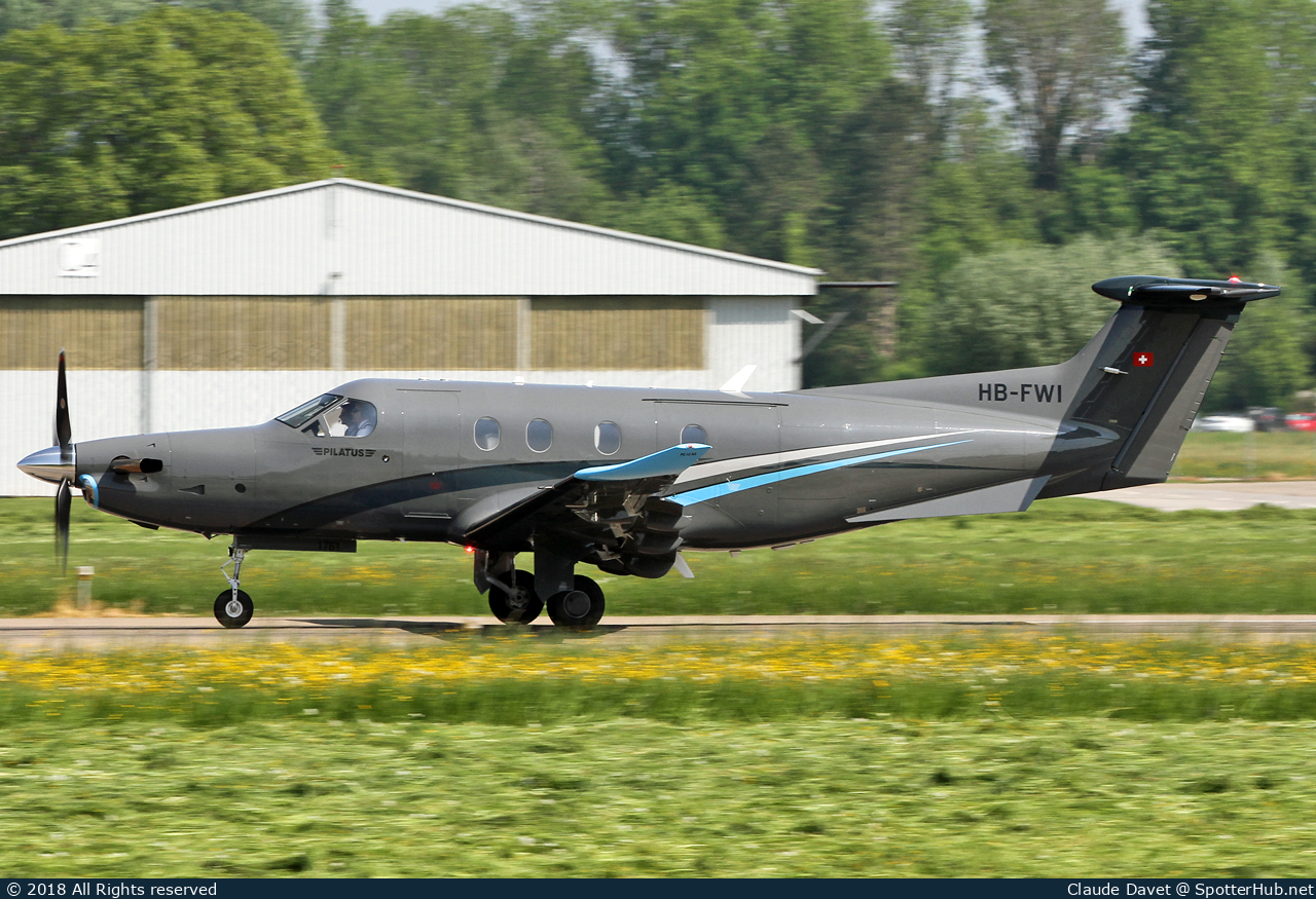 Photo of HB-FWI - Pilatus PC-12 NG operated by Private