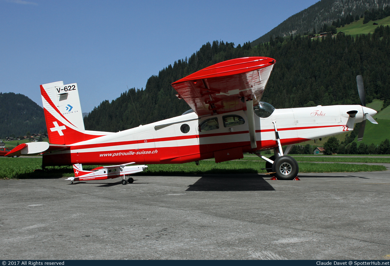 Photo of V-622 - Pilatus PC-6/B2-H2M-1 Turbo Porter operated by Swiss Air Force
