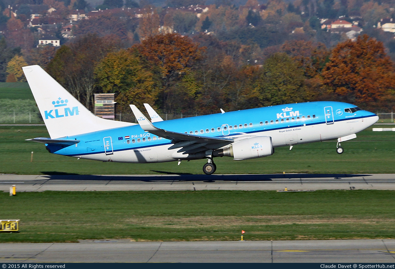 Photo of PH-BGO - Boeing 737-7K2 operated by KLM Royal Dutch Airlines