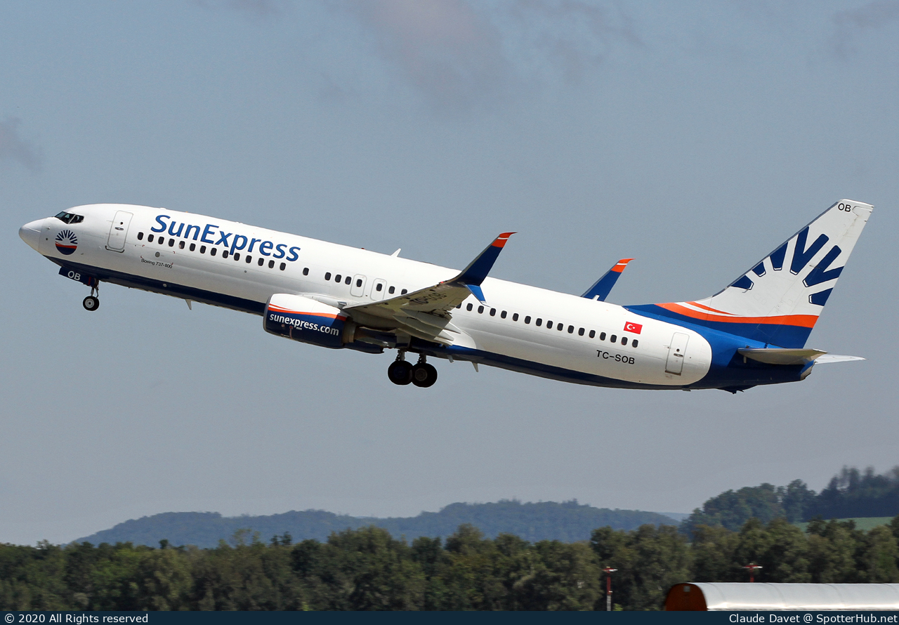 Photo of TC-SOB - Boeing 737-8HC operated by SunExpress