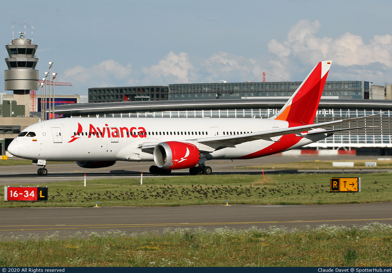 Photo of N785AV - Boeing 787-8 Dreamliner operated by Avianca