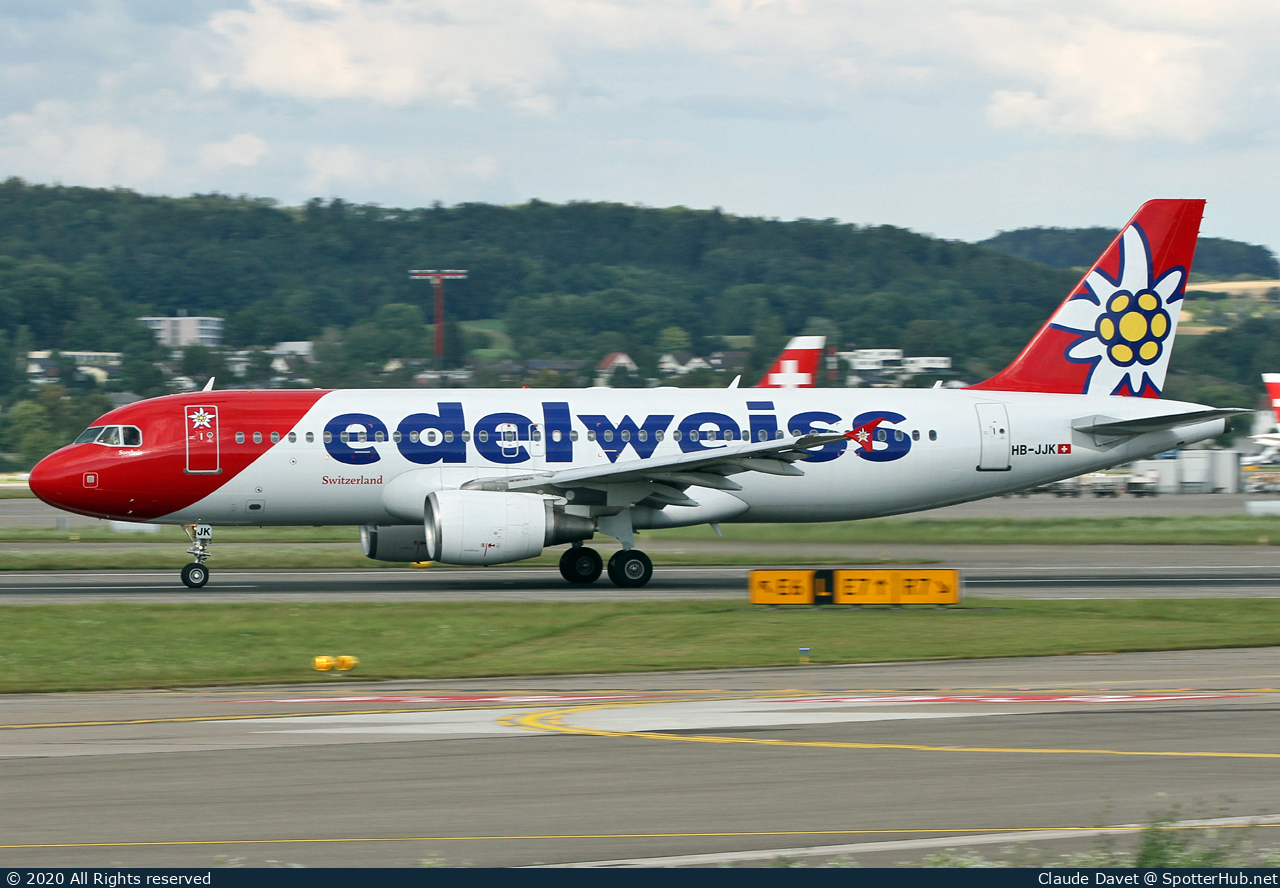 Photo of HB-JJK - Airbus A320-214 operated by Edelweiss Air