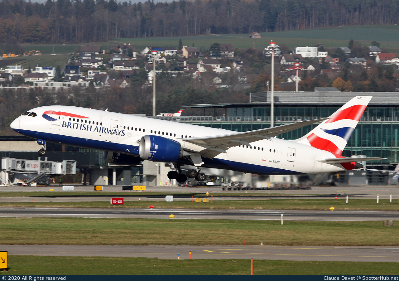Photo of G-ZBJC - Boeing 787-8 Dreamliner operated by British Airways