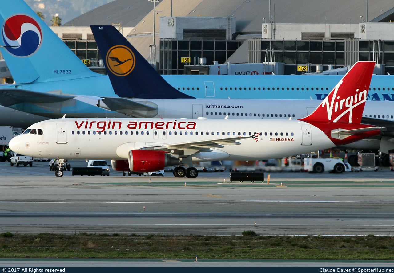Photo of N629VA - Airbus A320-214 operated by Virgin America