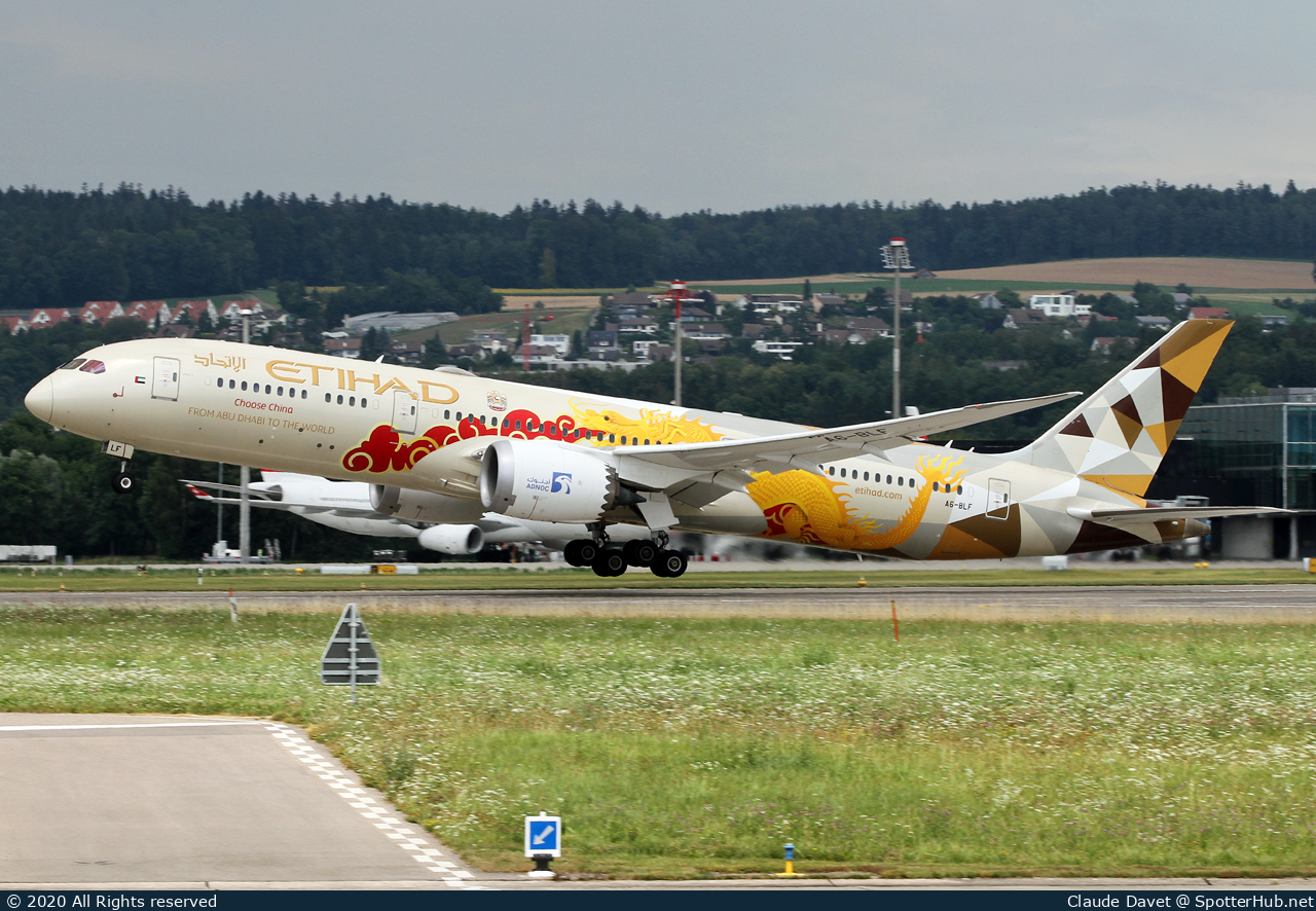 Photo of A6-BLF - Boeing 787-9 Dreamliner operated by Etihad Airways