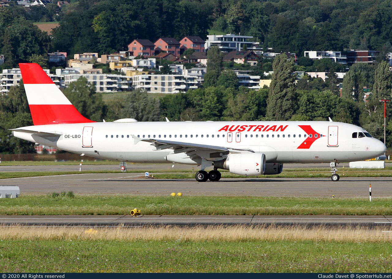 Photo of OE-LBO - Airbus A320-214 operated by Austrian Airlines