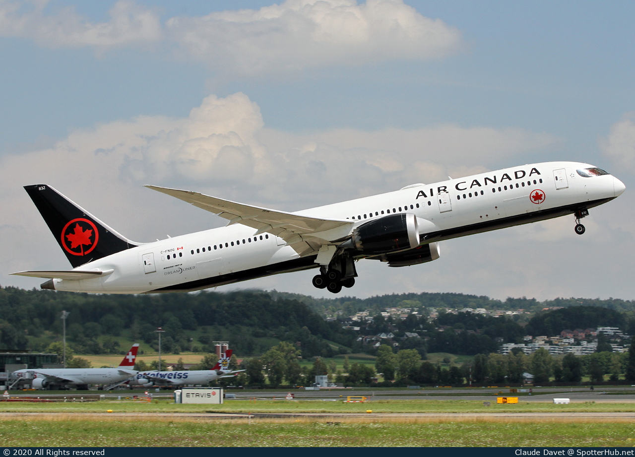 Photo of C-FNOG - Boeing 787-9 Dreamliner operated by Air Canada