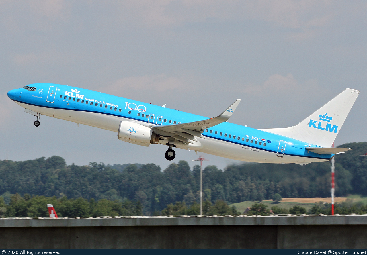 Photo of PH-BGC - Boeing 737-8K2 operated by KLM Royal Dutch Airlines