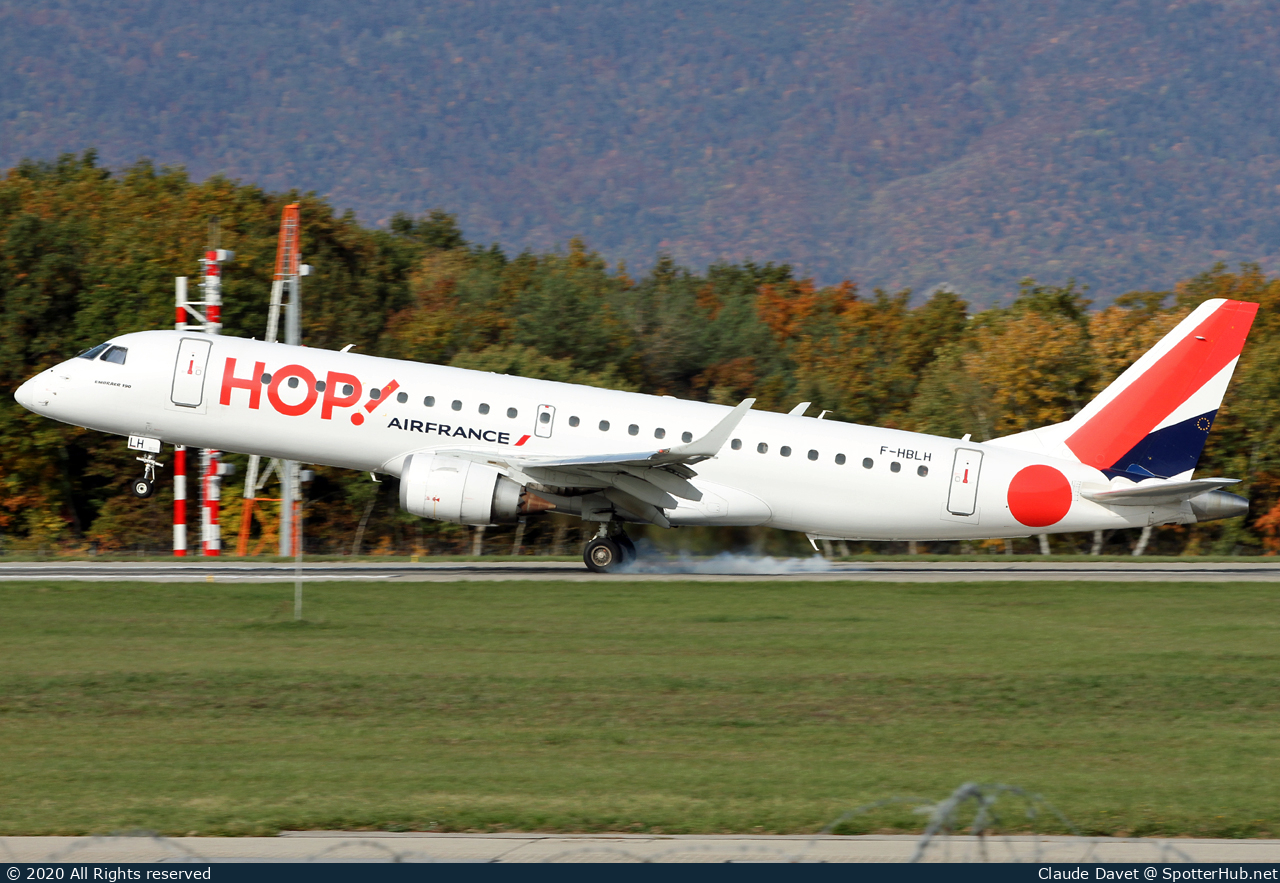 Photo of F-HBLH - Embraer ERJ-190STD operated by Air France HOP