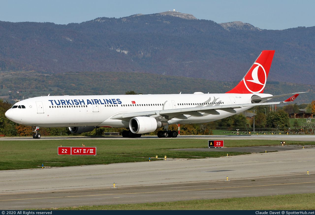Photo of TC-JOK - Airbus A330-303 operated by Turkish Airlines