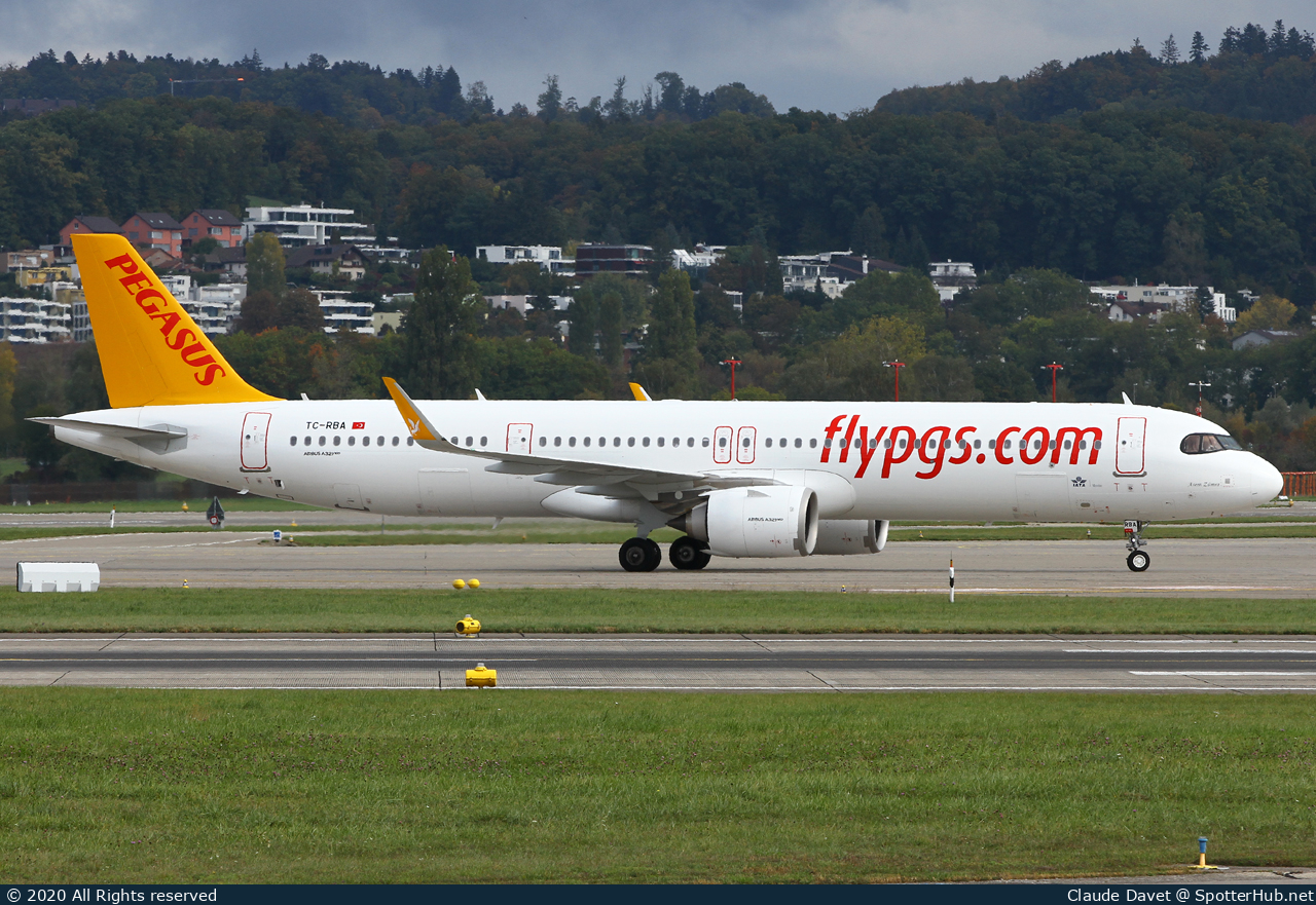 Photo of TC-RBA - Airbus A321-251NX operated by Pegasus Airlines
